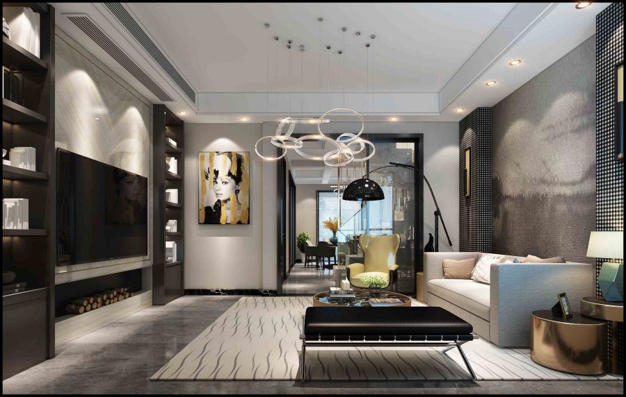 別墅客廳裝修效果圖