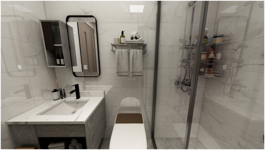 最新衛(wèi)生間半墻隔斷