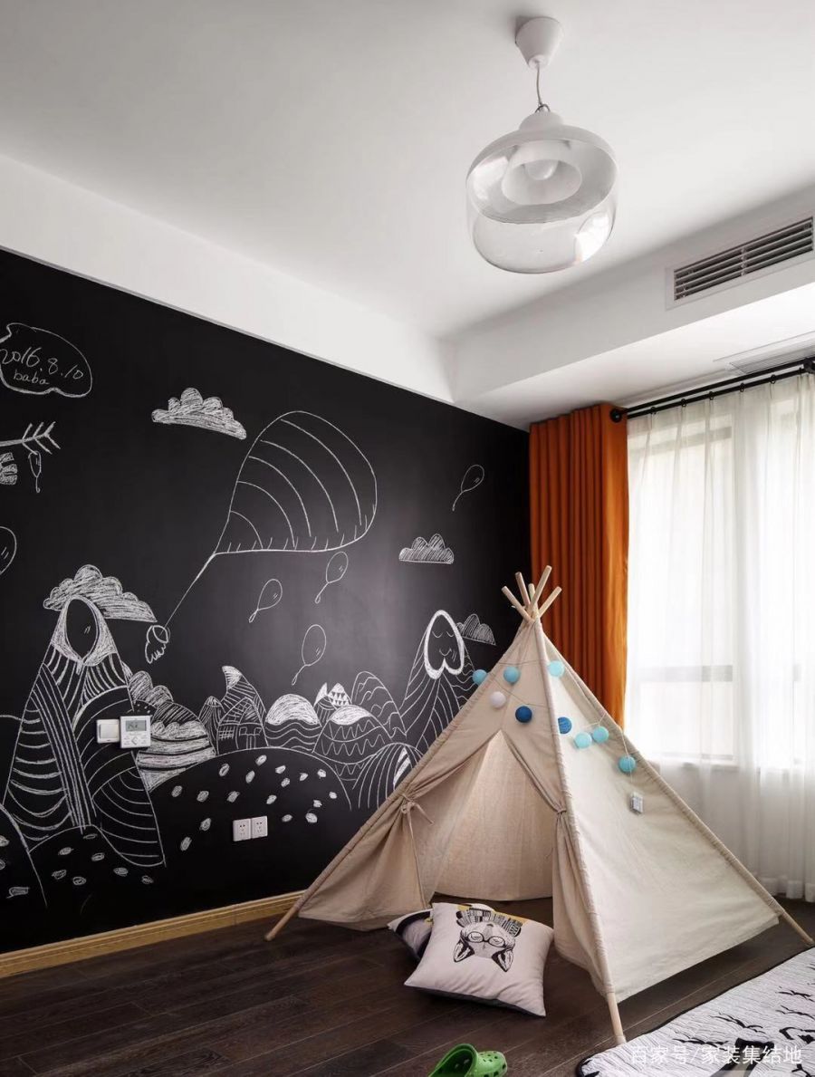 兒童房衣柜書桌一體效果圖 兒童房衣柜書桌一體效果圖